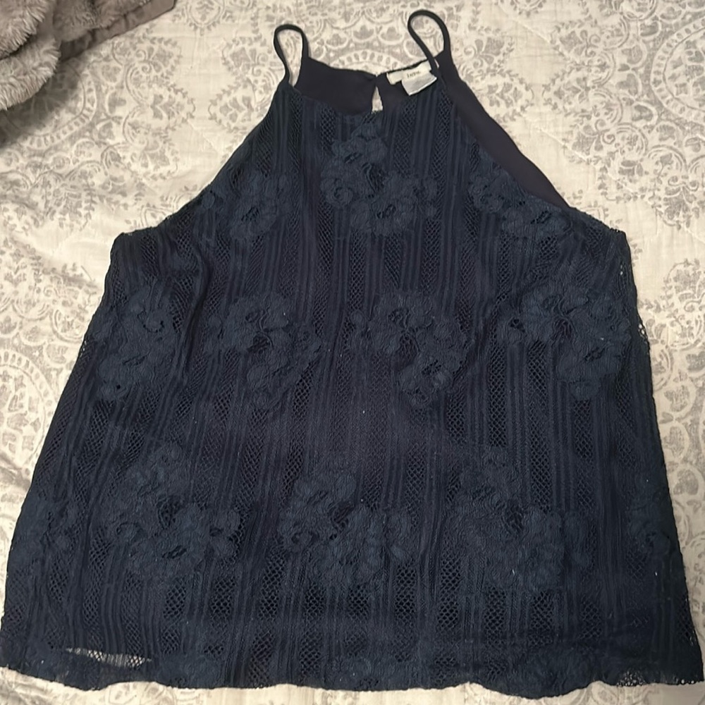 Blue tank top